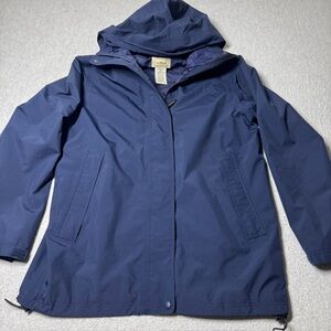 L.L. Bean Women's Utility Jacket - Navy Blue Size M